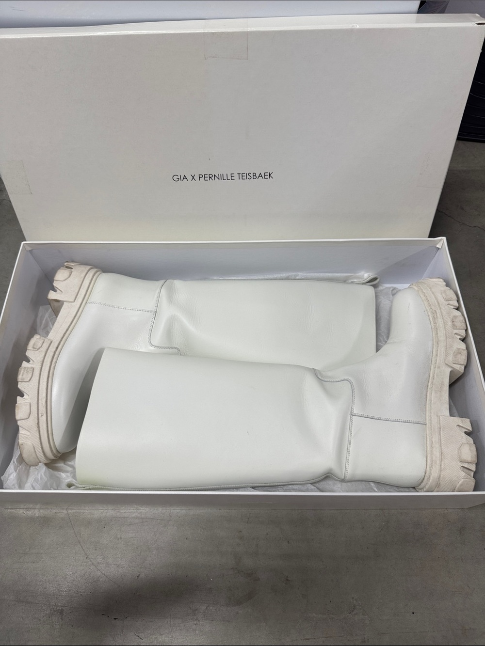 GIA X PERNILLE TEISBAEK Combat Boots 8.5